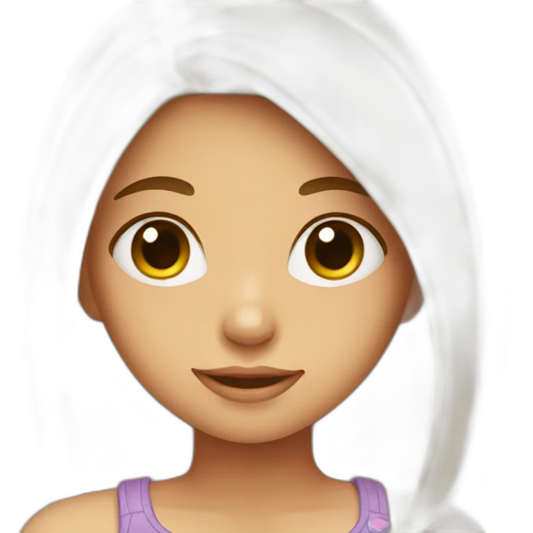 Cute girl emoji