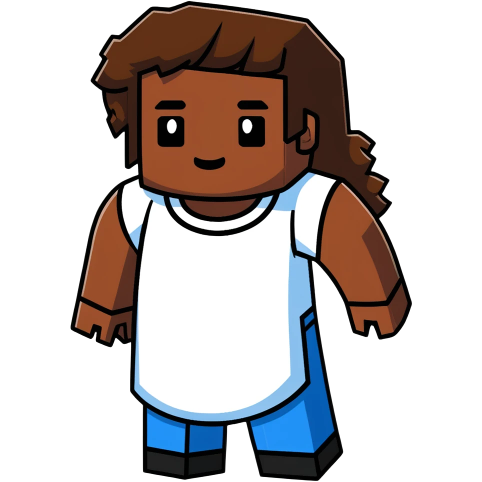 Danielle Brooks as a Minecraft character emoji