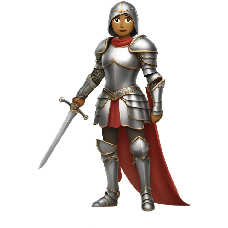 female knight emoji