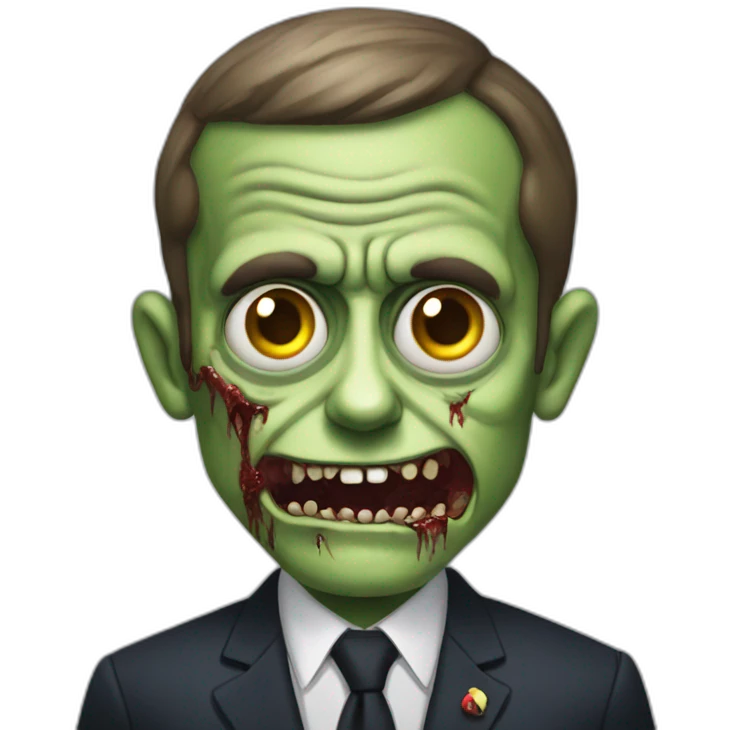 zombie macron emoji