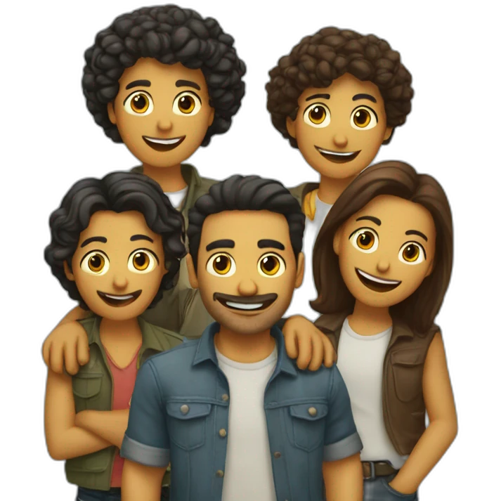 grupo de amigos  emoji