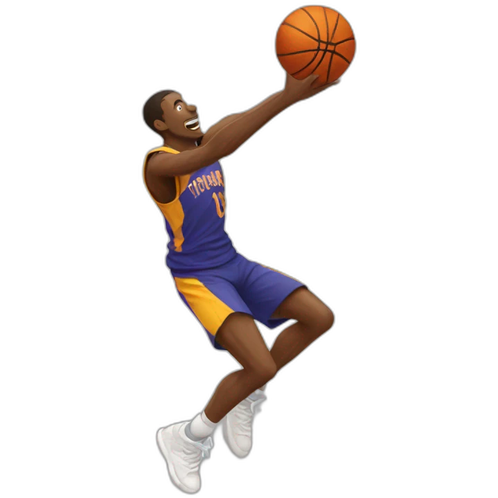 basketball player high jump emoji