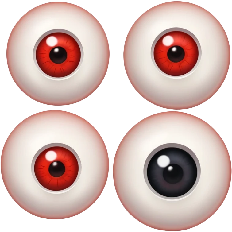 Ugly eyeballs emoji