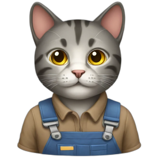 Worker cat emoji