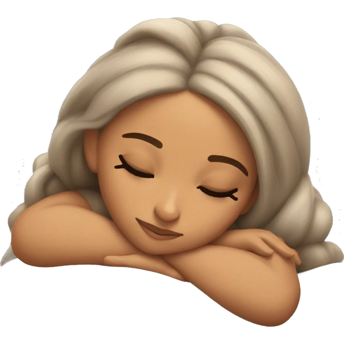 Ariana Grande sleeping emoji