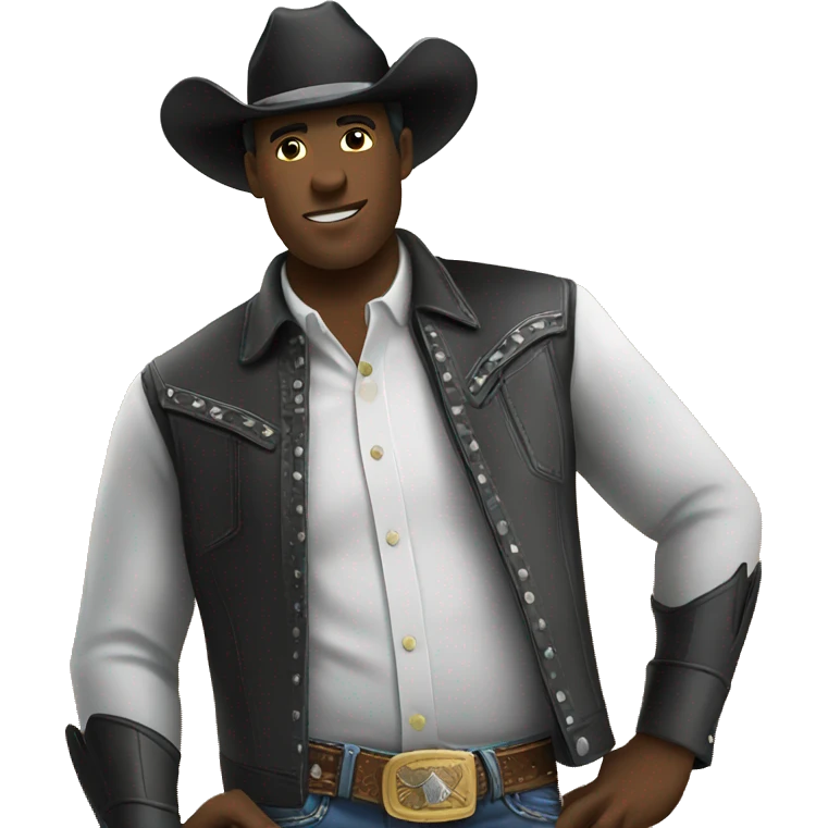 Bull rider emoji