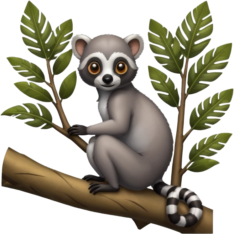 lemur tree emoji