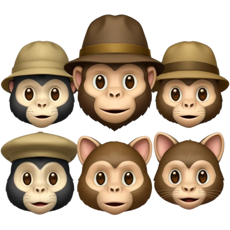 🦍🐒🐵🐱🫡 emoji