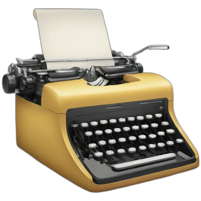 Typewriter emoji
