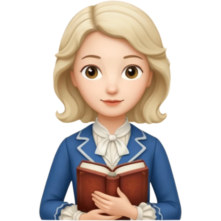woman teacher in 18 century emoji