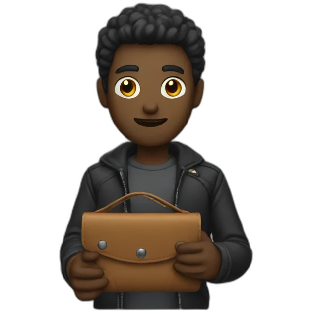 Dark Vadir with a wallet in his hand emoji