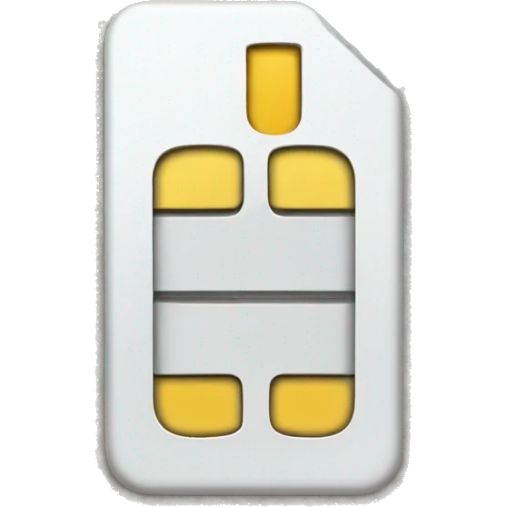 mobile sim card emoji