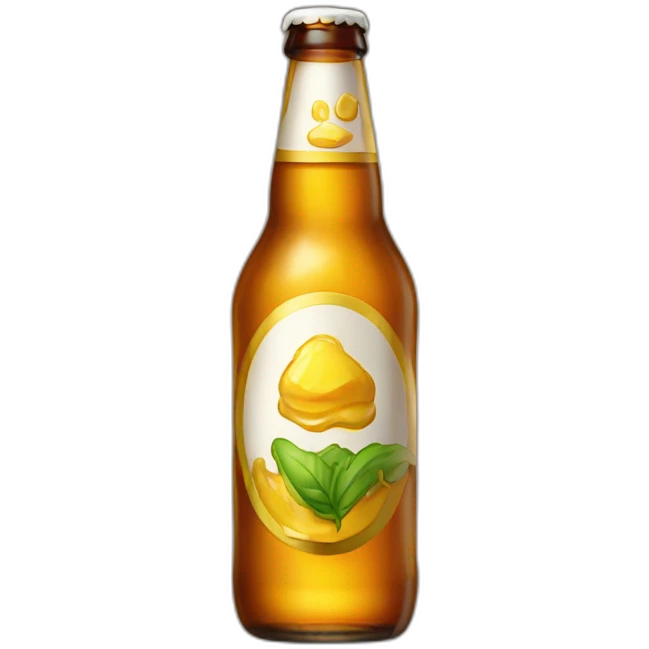 Beer bottle emoji