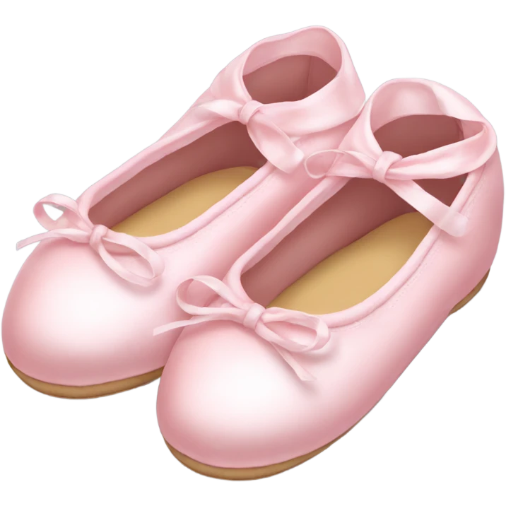 Light pink ballet slippers emoji