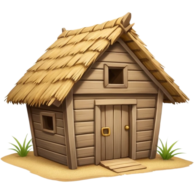 empty animal hut emoji