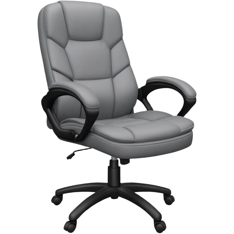 swivel office gry colour chair emoji