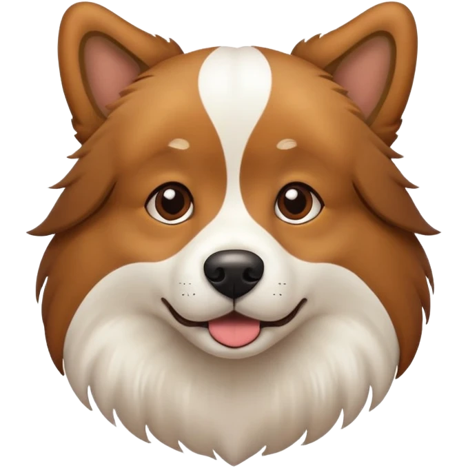 Naked dog with no feet emoji