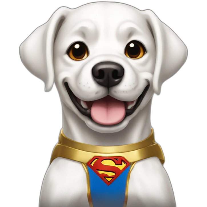 Krypto Superman's dog emoji