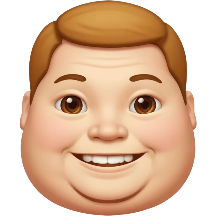 Fat person  emoji