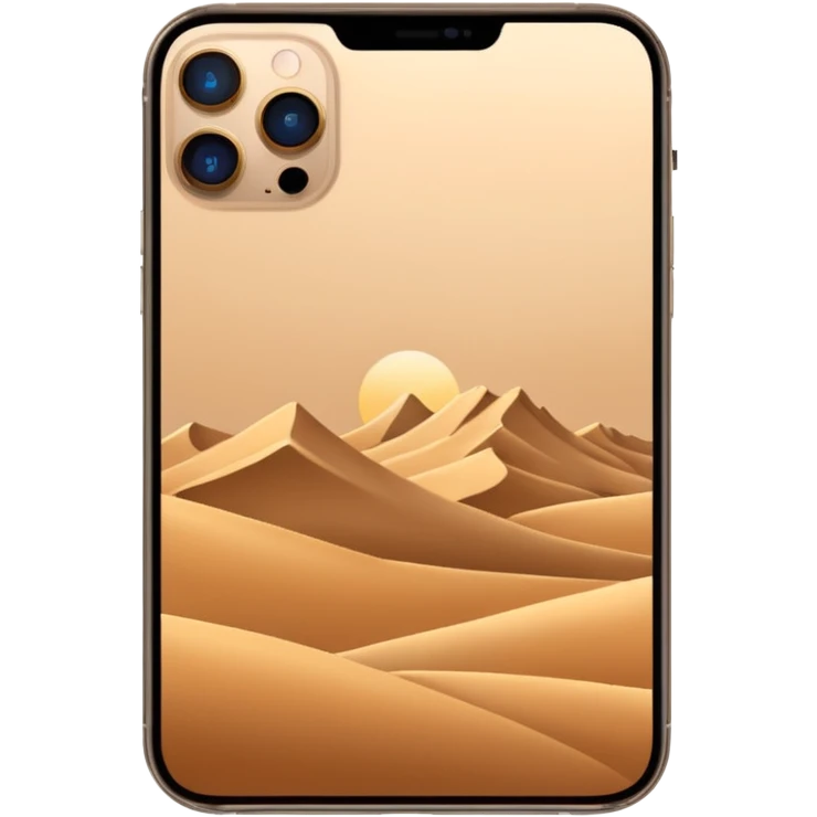 iPhone 16 Pro Max desert titanium  emoji