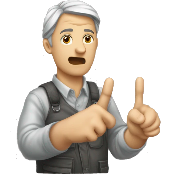 Eine Fraust wo der Daumen zwischen dem Mittelfinger und Zeigefinger ist emoji