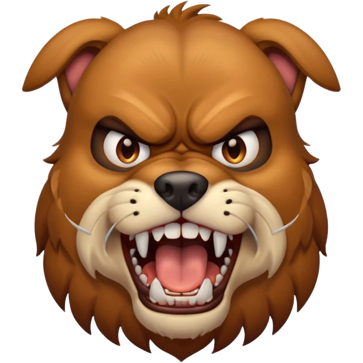angry dog emoji