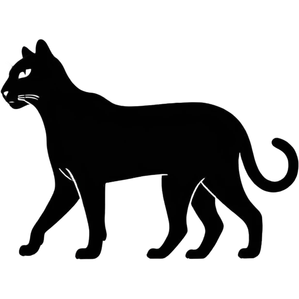 Puma brand logo as an emoji emoji