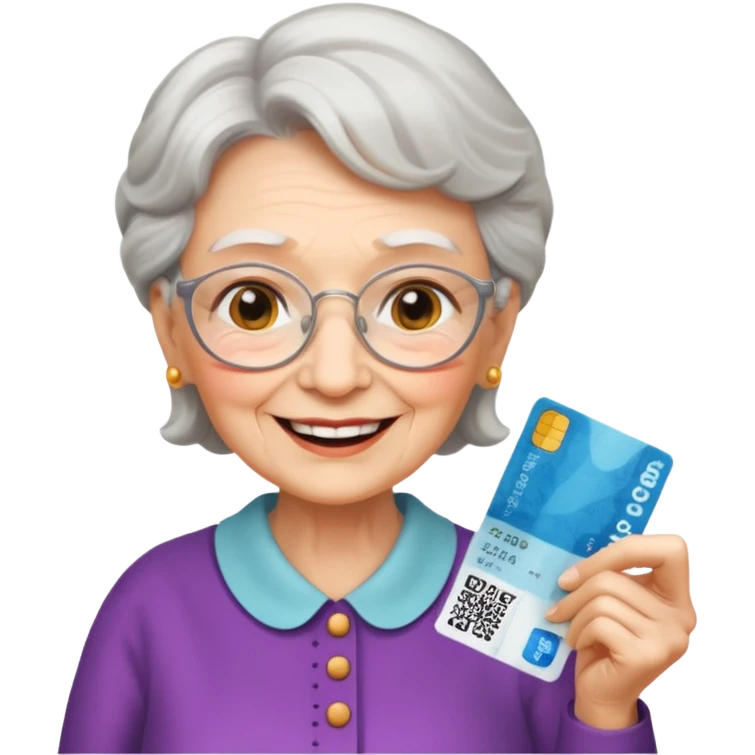 Grandma comparing discounts















 emoji