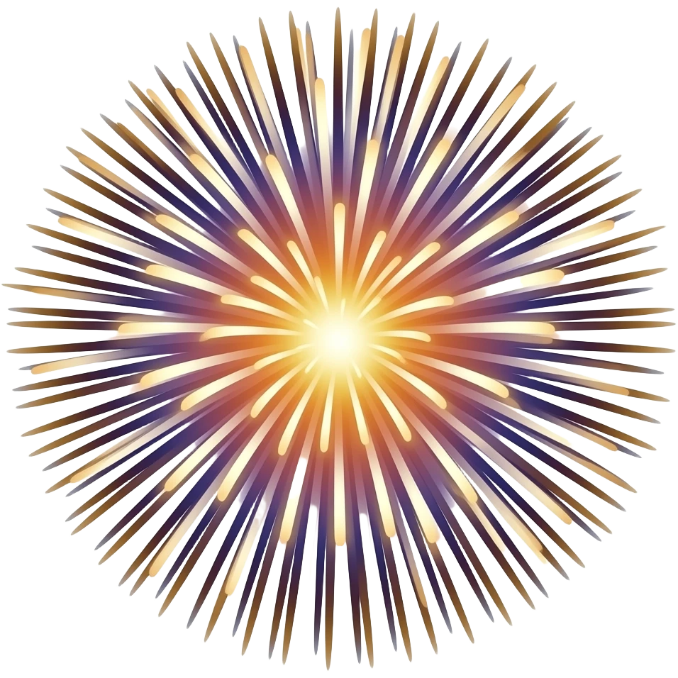 Fireworks emoji emoji