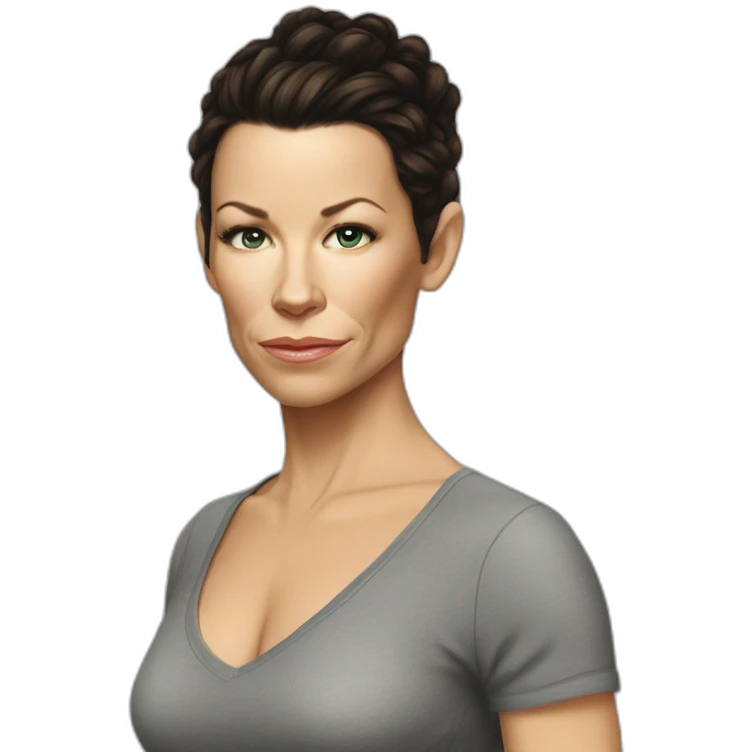 Evangeline Lilly serious emoji