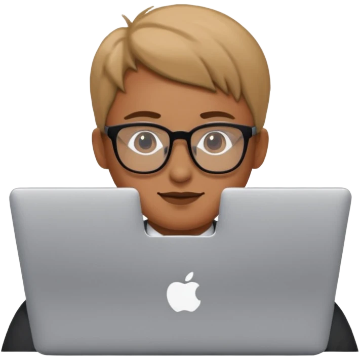 person working working on a laptop emoji