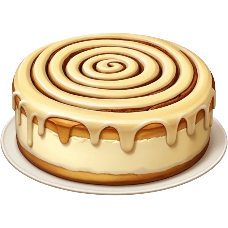 cinnamon roll cheesecake emoji