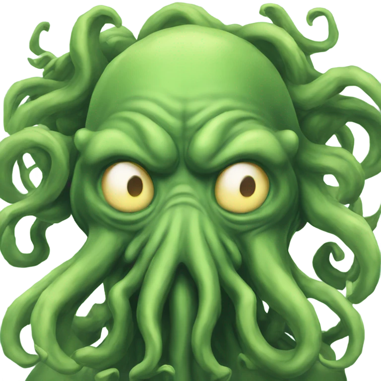 Cthulhu hair  emoji