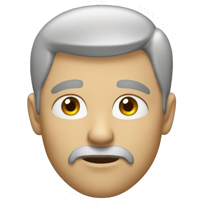 White man thinking about something emoji