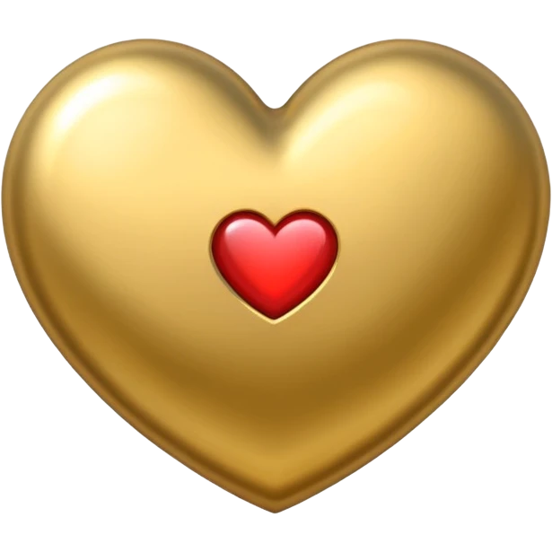 Heart with golden circle  emoji