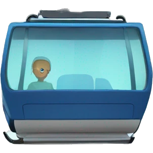 Ski lift emoji