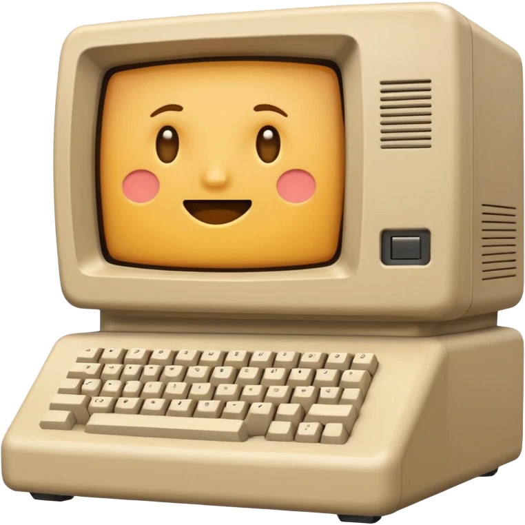 nostalgic computer emoji