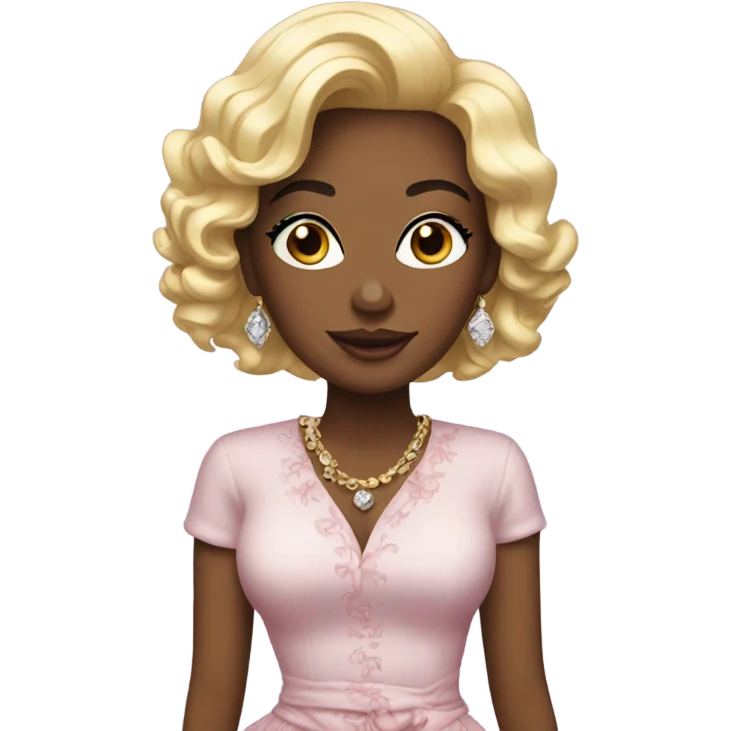 Glamour girl  emoji