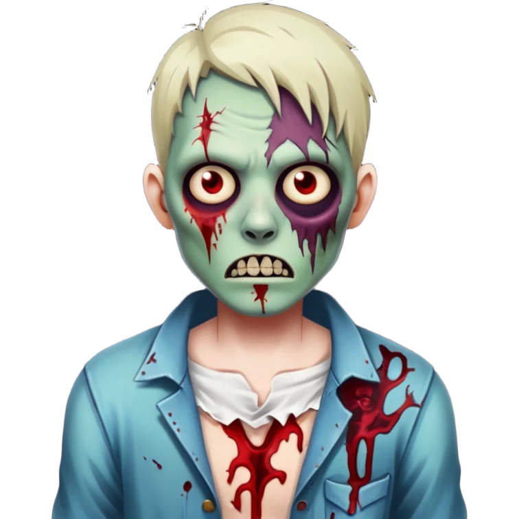 zombie with tattoo emoji
