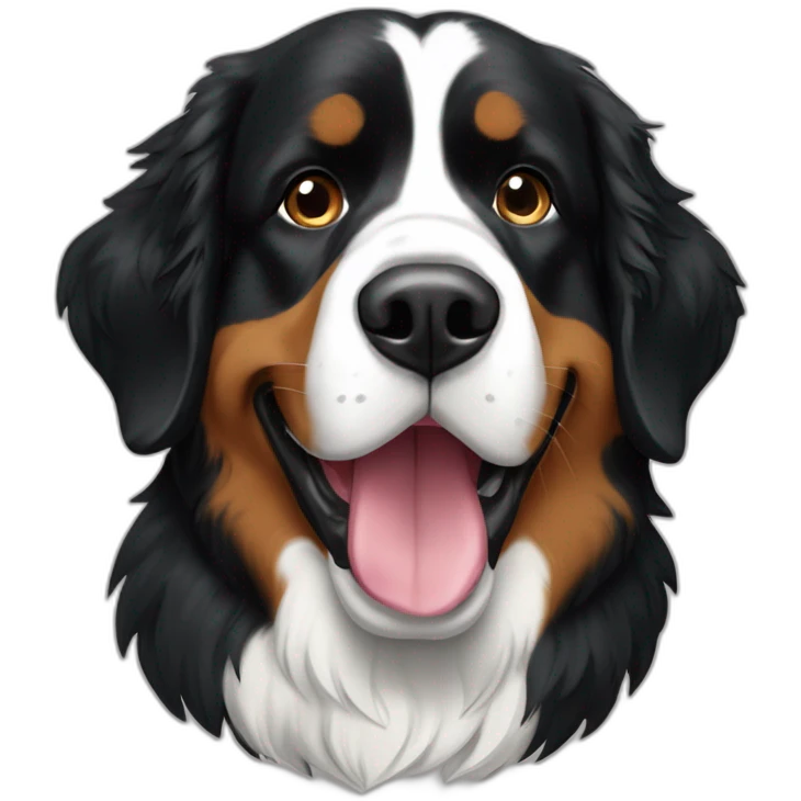 bernese mountain dog MOJITO emoji
