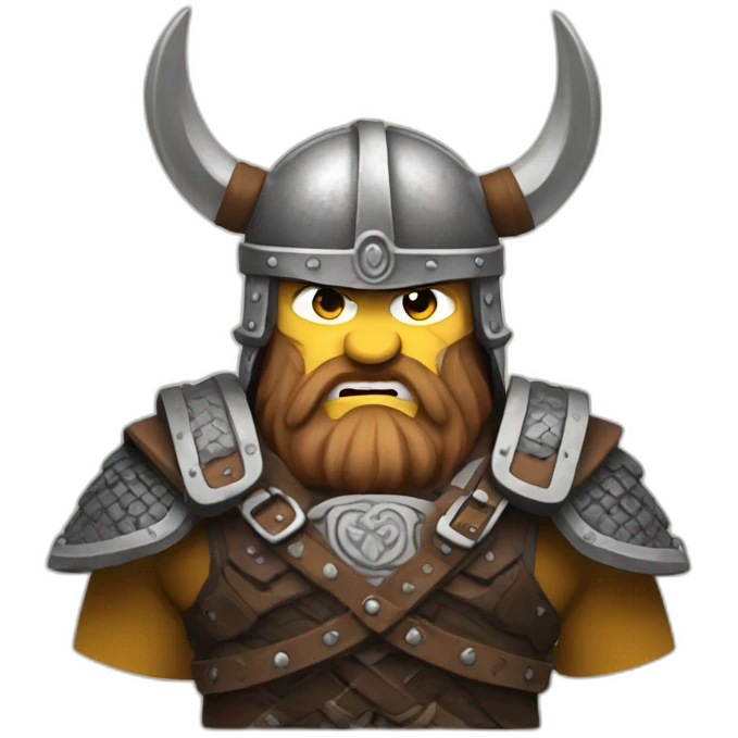 Viking angry emoji