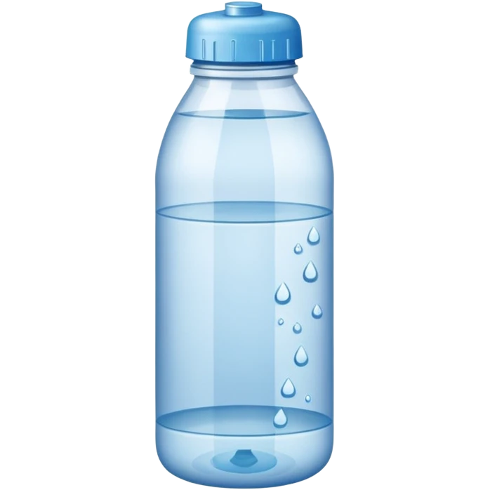 A water bottle emoji