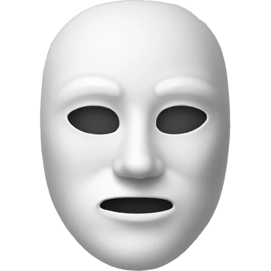 White mask emoji