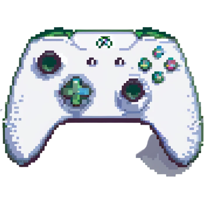 xbox controller with green accents emoji