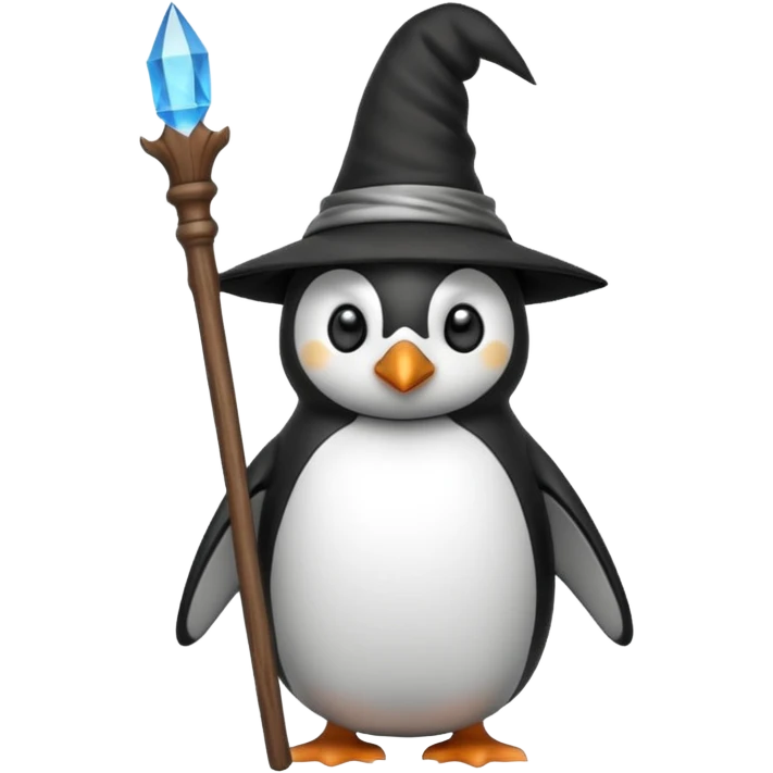 Penguin Wizard emoji