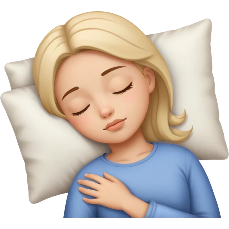 Girl sleeping emoji