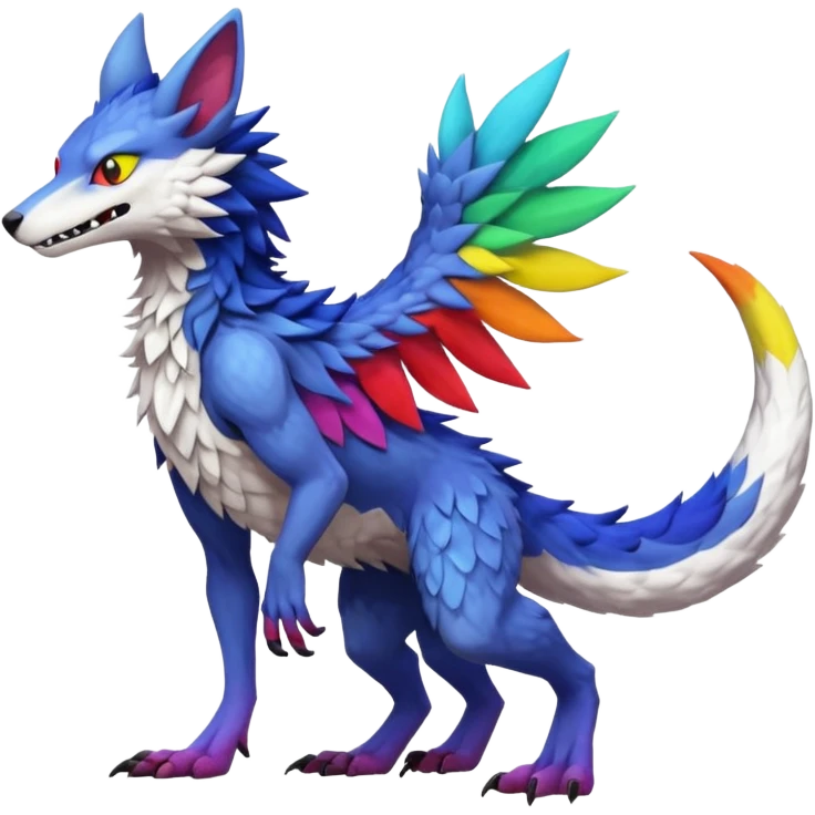 Trico-Sergal-Fakémon-creature-fusion (full body) emoji