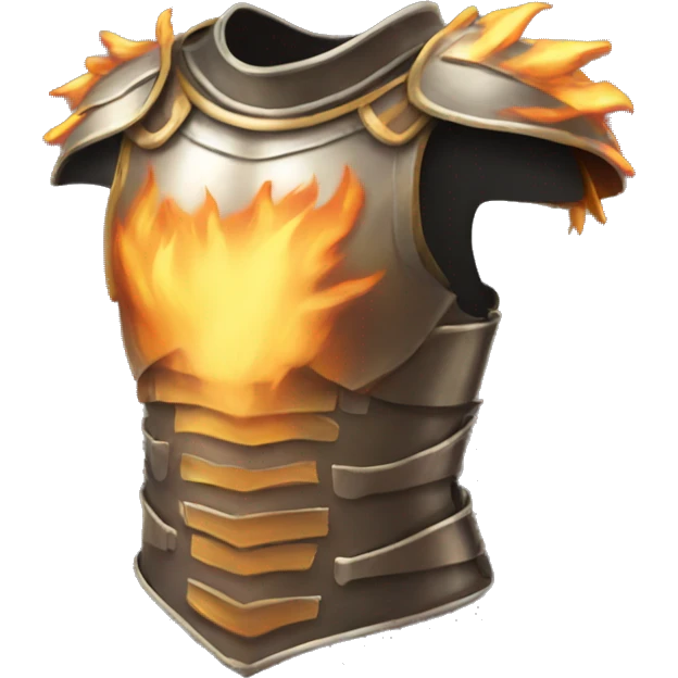 flaming torso armor emoji