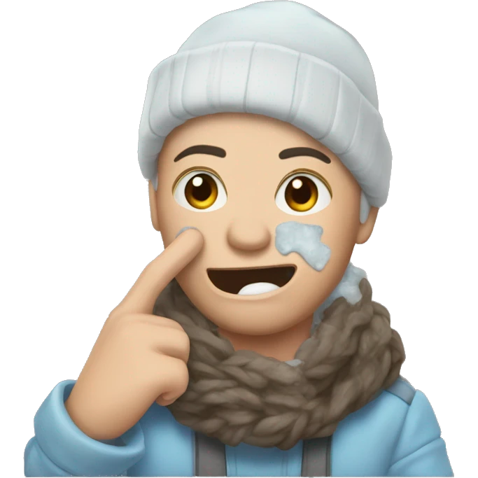 Freeze and broke hearth emoji
