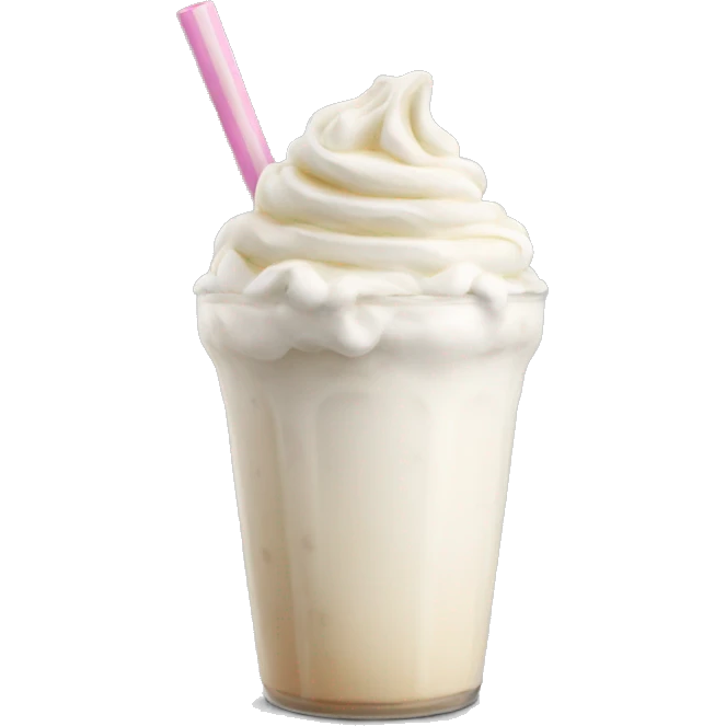 Milkshake emoji